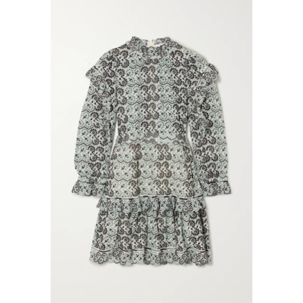 Sea New York Aurelia Ruffle Sleeve Dress